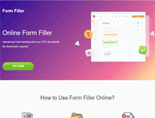 Tablet Screenshot of form-filler.com